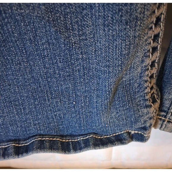 Wallflower Light Wash Jeans Size 7 Boot Cut Faded - Picture 2 of 10